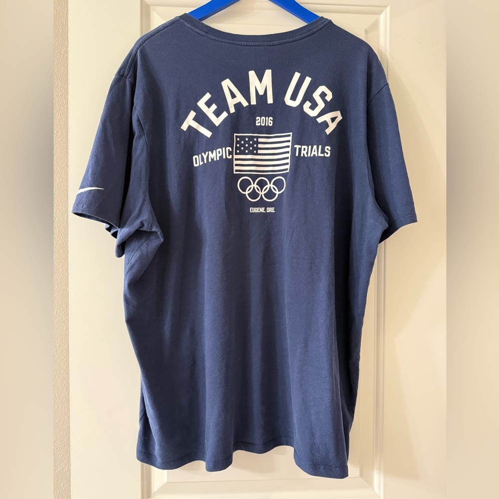 Nike Team USA Olympic Trials Blue Tee